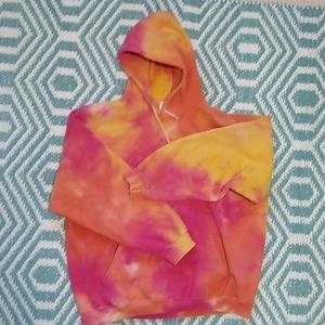 Zine Tie Die Hoodie